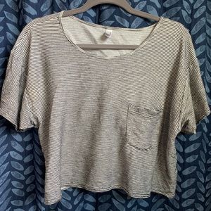 🖤American Apparel Crop Top : Striped 🖤